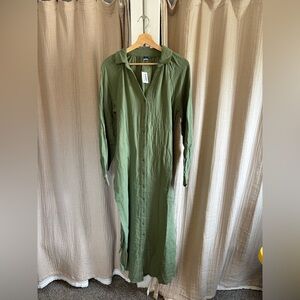 NWT Old Navy 100% Cotton Maxi Dress- M TALL